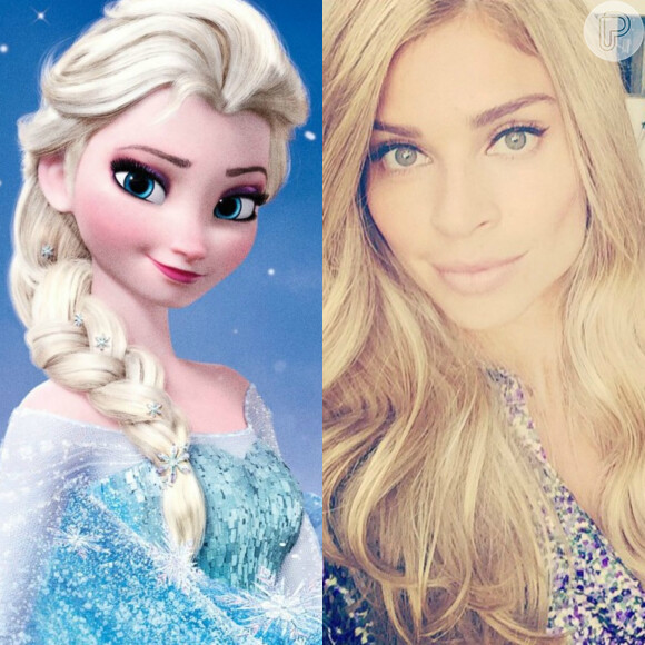 Grazi Massafera contou à revista 'Glamour' que sua filha, Sofia, a comparou com a princesa Elsa, do filme 'Frozen', após ela aparecer com os cabelos mais loiros