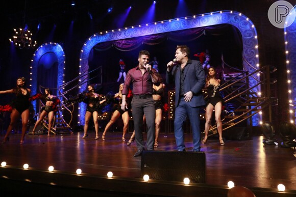 Leonardo e Eduardo Costa cantaram seu maiores sucessos no show