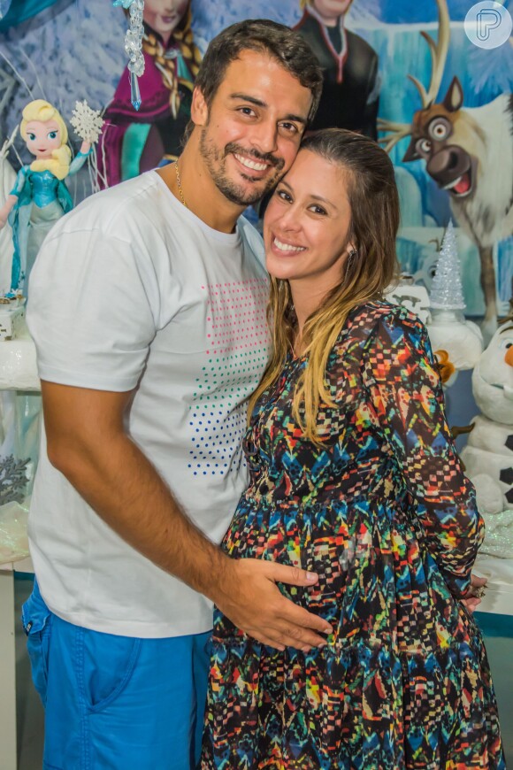 Dani Monteiro está grávida de sete meses de seu segundo bebê, desta vez um menino, Bento