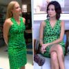 Quem vestiu melhor? Angélica e Andreia Horta escolhem o mesmo vestido, da grife Animale, para usar da TV