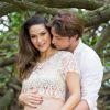 A atriz Fernanda Machado também espera o nascimento do primeiro filho. Aos seis meses de idade, ela desabafou que temia engravidar devido a uma endometriose