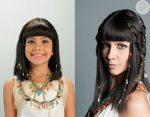Giovanna Maluf e Camila Rodrigues fazem o papel de Nefertari