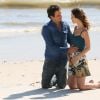 Caíque (Sergio Guizé) disse a Laura (Nathalia Dill) que ela já estava esperando  Bella (Nathalia Costa), depois da noite de amor que tiveram no litoral, na novela 'Alto Astral'