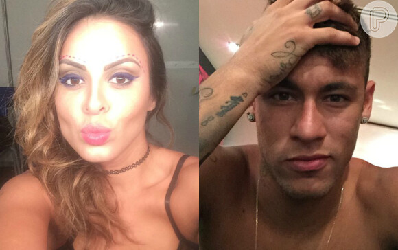 Alinne Rosa recebe parabéns de Neymar: 'Um beijo grande', disse o jogador, no vídeo publicado nesta terça-feira, 24 de março de 2015