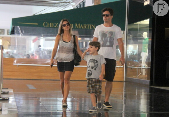 Cristiane Dias e Thiago Rodrigues são pais de Gabriel, de 5 anos