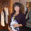 Grávida de quatro meses, Regiane Alves confere lançamento de coleção de roupas para gestantes em loja em São Paulo, nesta quarta-feira, 25 de março de 2015