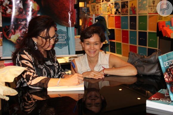 Julia Lemmertz e a autora de 'Detox Já', Doris Israel