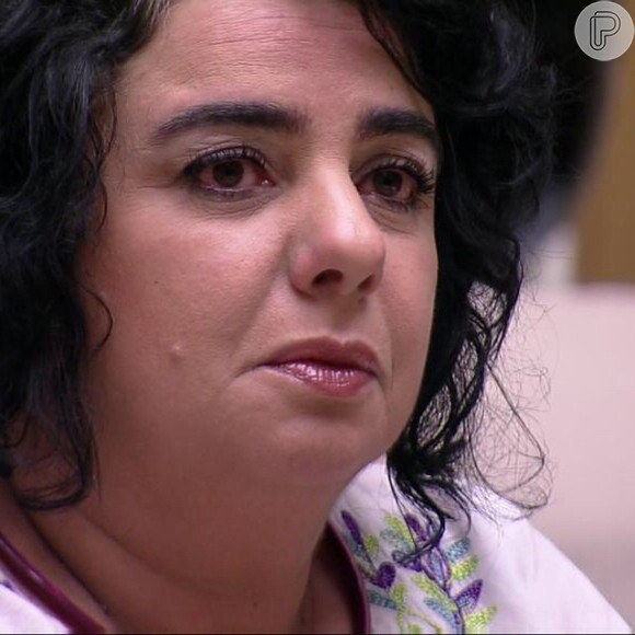 Mariza Moreira não gostou nada da formação do Paredão do 'Big Brother Brasil 15' na noite de domingo, 30 de março de 2015