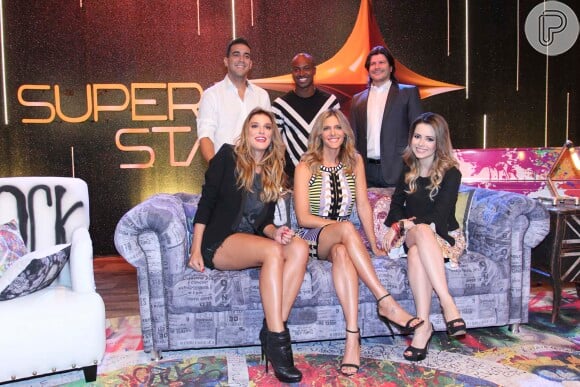 Elenco do 'SuperStar' reunido na apresentação da segunda temporada à imprensa