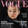 Rolou nas redes sociais uma capa falsa da revista 'Vogue Kids' com a filha de Kim Kardashian e Kanye West, North