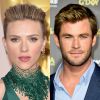 Os atores Scarlett Johansson e Chris Hemsworth, do elenco de 'Os Vingadores', ficaram em segundo lugar