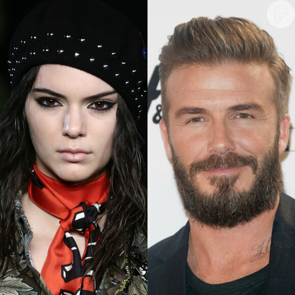 A modelo Kendall Jenner, irmã de Kim Kardashian, e o ex-jogador David Beckham figuram na quarta posição