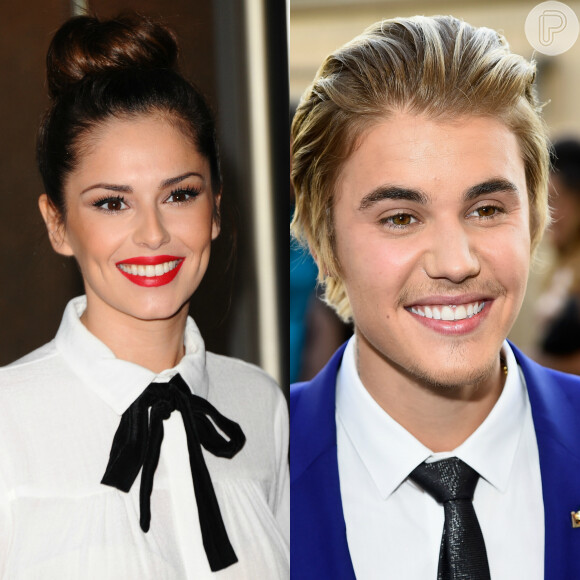 Os cantores Cheryl Cole e Justin Bieber ficaram em sexto lugar