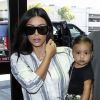 Kim Kardashian é mãe de North, do casamento com Kanye West