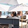 Madonna beija o namorado, Brahim Zaibat, à beira da piscina de hotel no Rio