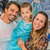 Dani Monteiro fez uma festa com o tema de Frozen para comemorar os quatro anos da filha, Maria