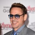 Robert Downey Jr., o super-herói Homem de Ferro do filme 'Os Vingadores 2' vai a lançamento do longa em Los Angeles, EUA