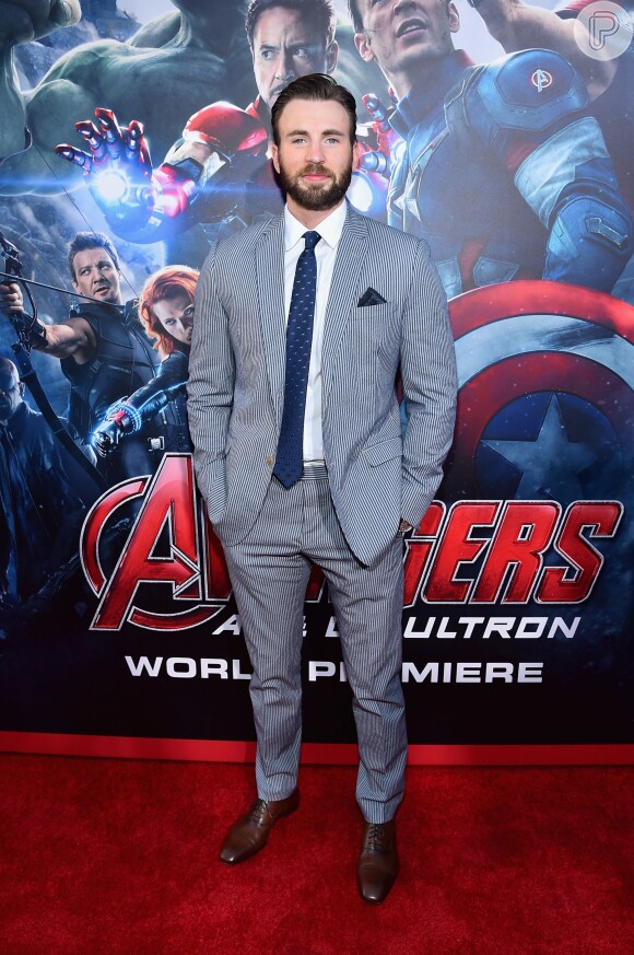 Chris Evans lança 'Os Vingadores 2' em Los Angeles