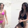Selena Gomez opta por maiô após exibir quilinhos a mais de biquíni em praia do México