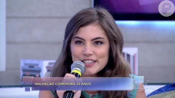 Bruna Hamu comemora 20 anos de 'Malhação' no programa 'Encontro' com Fátima Bernardes' desta sexta-feira, 24 de abril de 2015: 'Cresci assistindo'