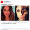 Na enquete promovida pela revista 'Veja SP' no Facebook, Paloma Bernardi levou a melhor e agradeceu a preferência: 'Prova que tenho bom gosto e referência'