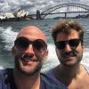 Paulo Gustavo e Thales Bretas em viagem a Austrália