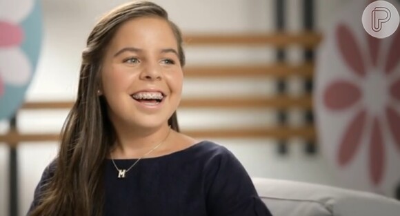 Sobrinha de Ivete Sangalo, Maria, de 13 anos, falou sobre a adolescência em entrevista para a tia, no 'Superbonita'