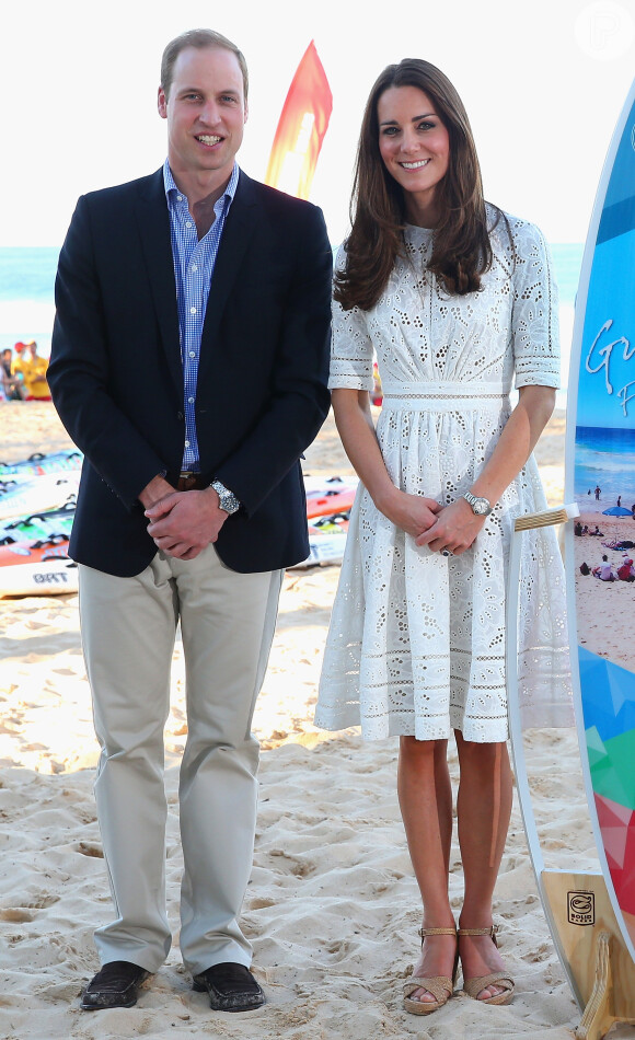 Kate e William cumpriram a agenda de compromissos em um tour pela Austrália em abril de 2014
