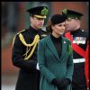 Kate e William compareceram ao desfile de St. Patrick em março de 2013, realizado no quartel militar de Aldershot, na Inglaterra