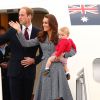 O casal levou o príncipe George à turnê da família real pela Oceania em abril de 2014