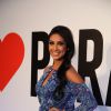 Amanda, do 'Big Brother Brasil 15', também marcou presença na festa de lançamento da novela 'I Love Paraisópolis' na noite desta quarta-feira, 29 de abril de 2015