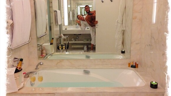 Luana Piovani e Pedro Scooby publicam foto antes de banho romântico em Paris