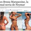 Bruna Marquezine é apresentada pelos jornais espanhóis como a 'sensual namorada de Neymar' em maio de 2013