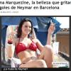 Bruna Marquezine também foi destaque no site peruano 'RPP': 'A beleza que gritará pelos gols de Neymar em Barcelona'