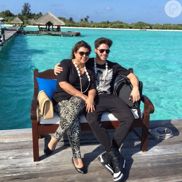 Preta Gil e Rodrigo Godoy já chegaram nas Ilhas Maldivas, no Oceano Índico: 'Finalmente chegamos ao paraíso', comemorou a cantora em seu Instagram
