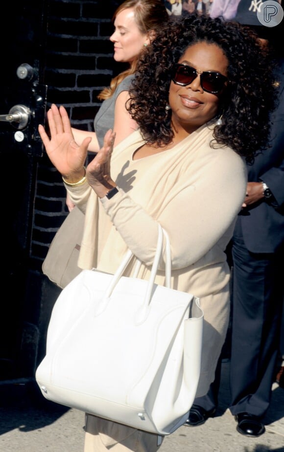 A apresentadora Oprah Winfrey galgou na 12ª colocação da 'Forbes'