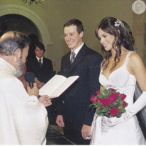 A cerimônia de casamento de Rodrigo Faro e Vera Viel aconteceu na Igreja de São José, em São Paulo, e foi celebrada pelo padre Antônio Maria