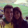 Rodrigo Faro e Vera Viel curtiram juntos a Copa do Mundo de 2014, que aconteceu no Brasil