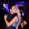 No final de 2014, Rodrigo Faro e Vera Viel trocaram beijos apaixonados em um baile de gala em São Paulo