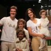 Em março de 2015, Rodrigo Faro, Vera Viel, e as três filhas do casal Clara, Maria e Helena desfilaram juntos em um evento de moda em São Paulo