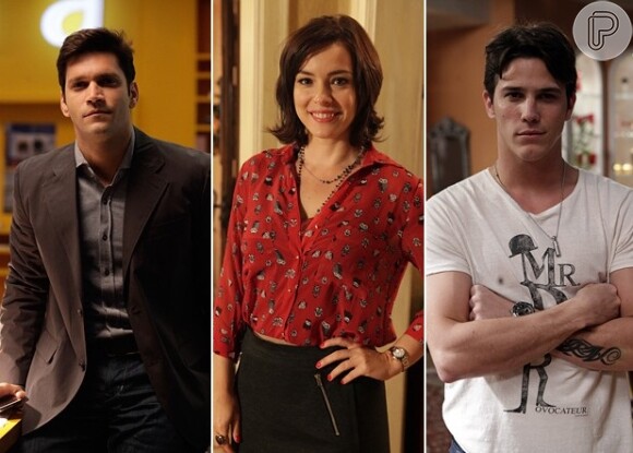 O triângulo amoroso formado por Renata (Regiane Alves), Tito (Rômulo Neto) e Érico (Armando Babaioff) quase acaba em tragédia, em 'Sangue Bom'
