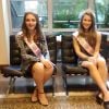 Gleicy Massafera (à direita) não está entre as finalistas do Miss Teen Brasil. A jovem, de 16 anos, representaria o estado do Paraná, mas não levou a faixa no concurso