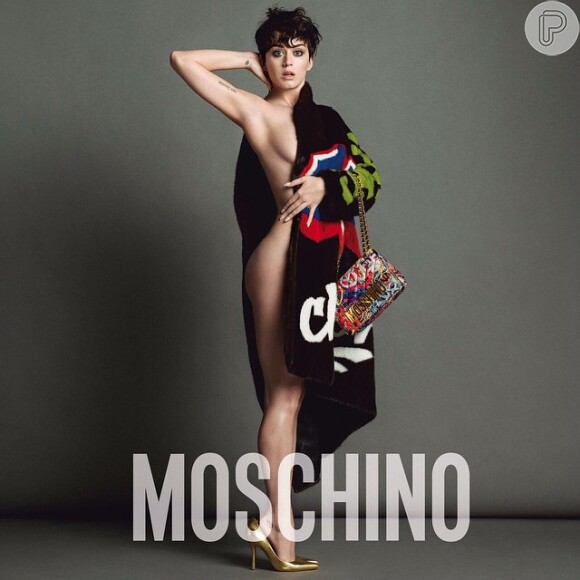 Katy Perry arrancou elogios ao fazer nua fotos para a grife Moschino: 'Quero esse corpo'