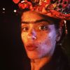 Detalhe da maquiagem caipira de Carolina Dieckmann inspirada na Frida Kahlo