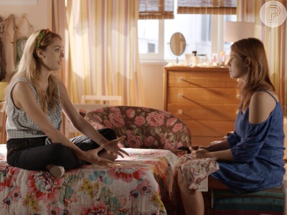 Júlia (Isabelle Drummond) incentiva Elisa (Leticia Colin) a confiar mais em si mesma, na novela 'Sete Vidas'