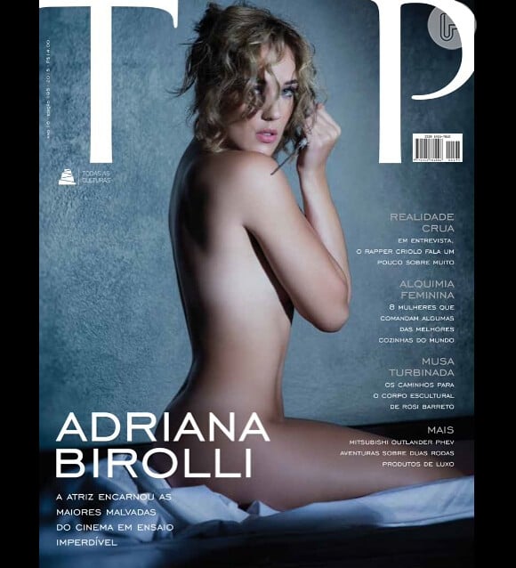 Adriana Birolli, que recentemente posou nua para a capa da 'TOP Magazine', também foi convidada pela publicação, mas não aceitou a proposta