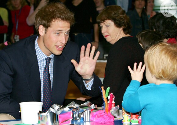 William sempre foi muito carinhoso com as crianças, mesmo antes de imaginar que seria pai de duas muito fofas
