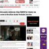 O site britânico 'The Mirror' noticiou: 'Alessandra Ambrosio fica nua em cena picante na novela 'Verdades Secretas'