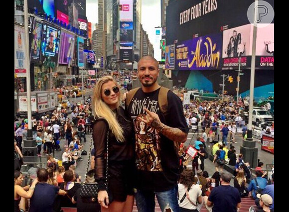 Aline e Fernando viajam para Nova Iorque