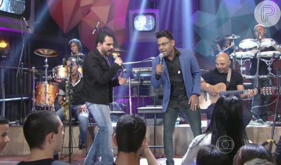 Pablo canta, em parceria com Luciano, da dupla Zezé di Camargo & Luciano, um de seus grandes sucessos, a música 'Fui Fiel', no programa 'Altas Horas'